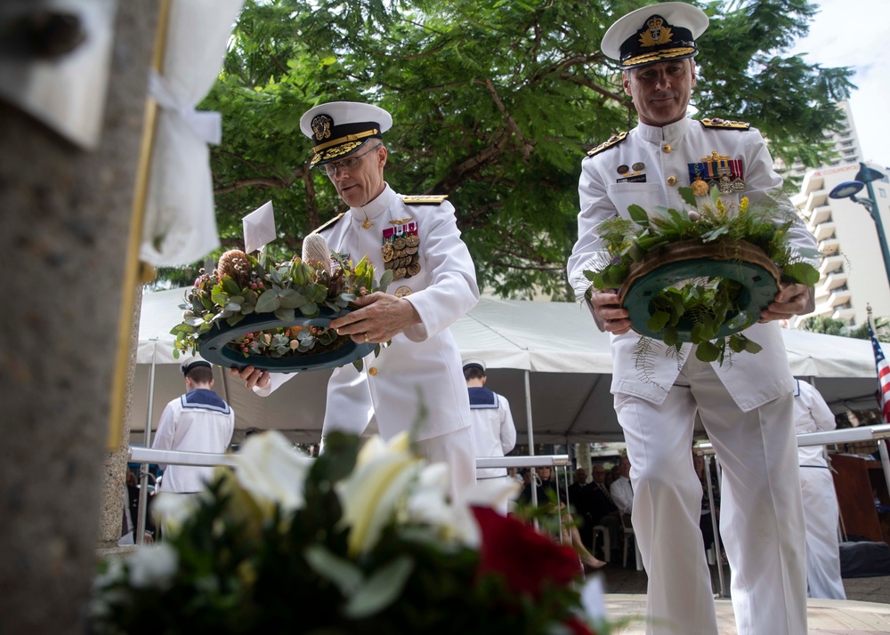 C7F Band Commemorates the Battle of Coral Sea in Surfers Paradise