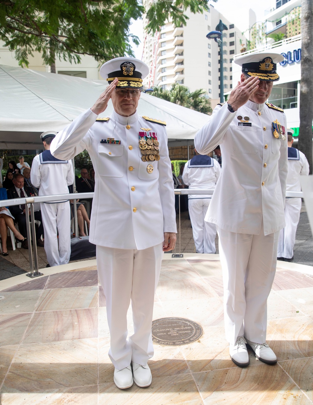 C7F Band Commemorates the Battle of Coral Sea in Surfers Paradise