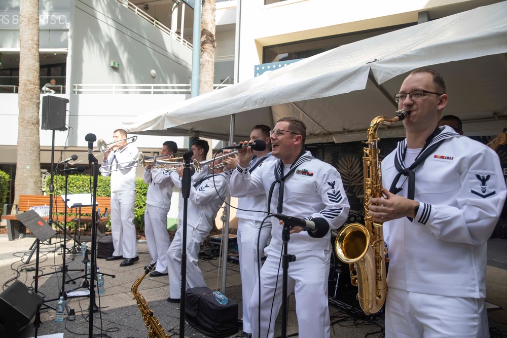 C7F Band Performs at Cavil Avenue Park