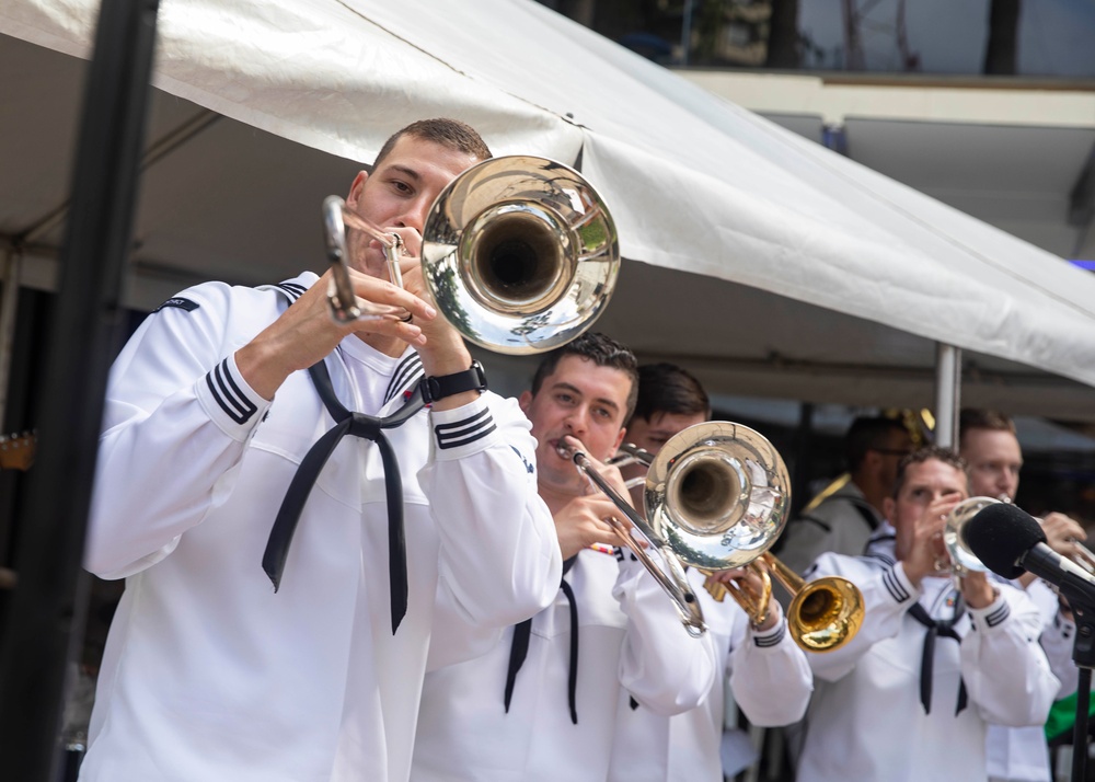 C7F Band Performs at Cavil Avenue Park