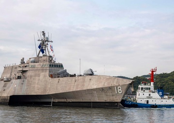 USS Charleston Pulls Into CFAS
