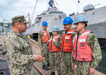 USS Charleston Pulls Into CFAS