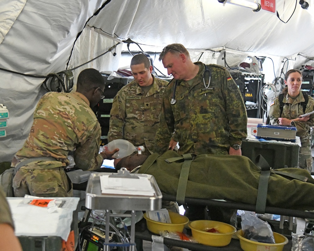 Defender Europe 22 - Medical Professionals in Baumholder