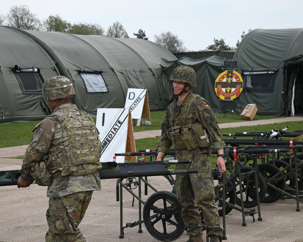 Defender Europe 22 - Medical Professionals in Baumholder