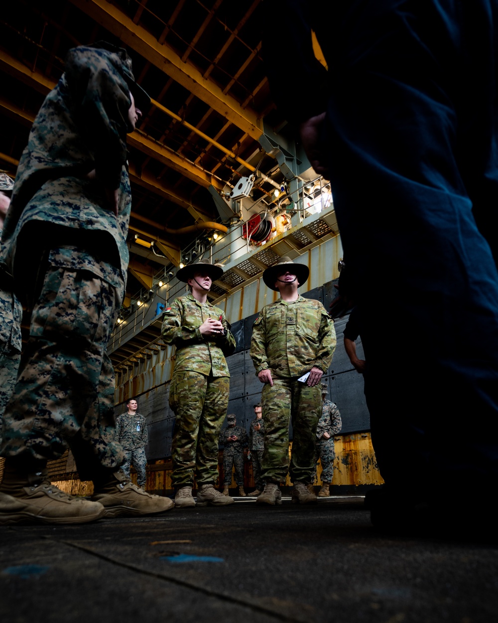 Marines and Partner Nation Forces Tour USS Ashland (LSD-48)