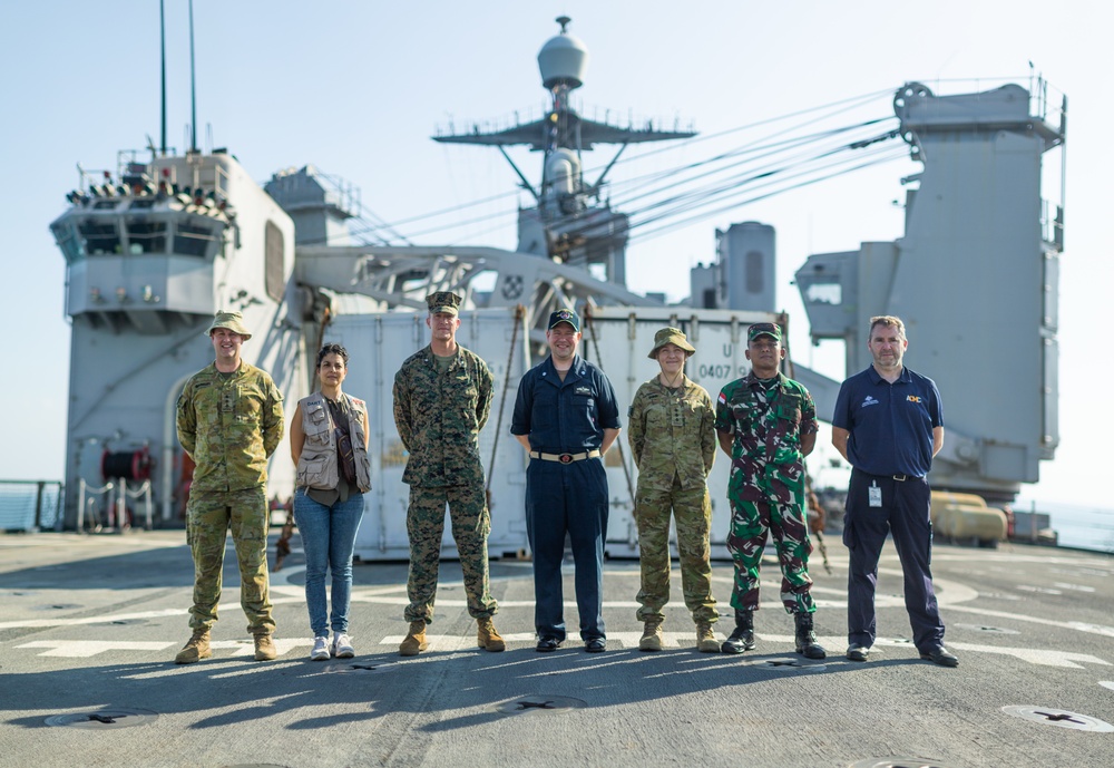 Marines and Partner Nation Forces Tour USS Ashland (LSD-48)