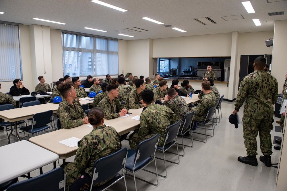 USS America Participate In A PACT Sailor Event