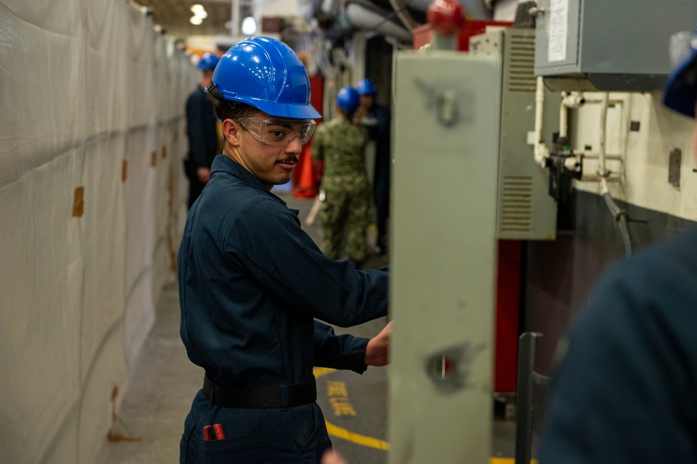 USS America (LHA 6) Conducts Daily Operations