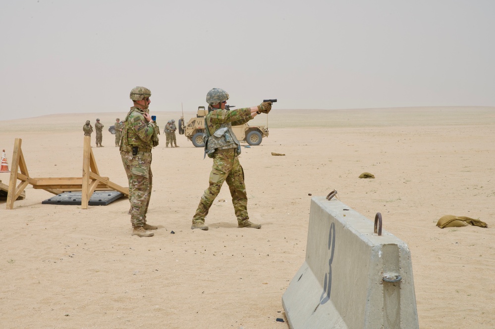 Camp Sparta hosts shooting range training for Soldiers and Airmen