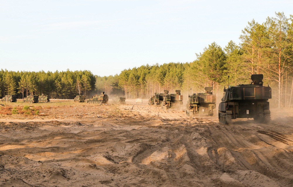 1-109th Field Artillery Soldiers draw prepositioned stock in Lithuania