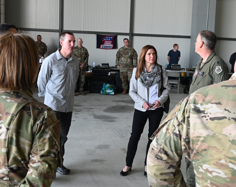 The Honorable Kate Marie Byrnes Visits 175th Wing Airmen in North Macedonia