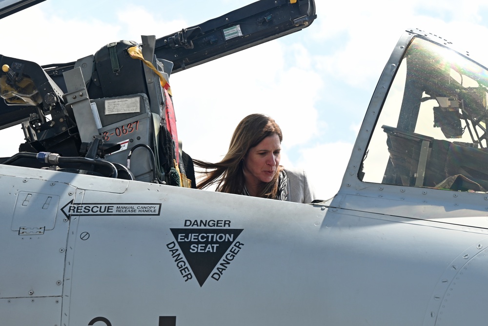 The Honorable Kate Marie Byrnes Visits 175th Wing Airmen in North Macedonia