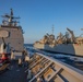 USS San Jacinto conducts replenishment at sea