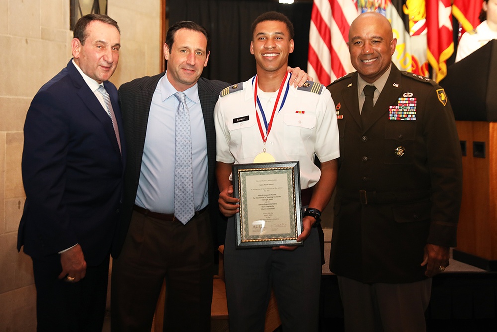 Cadets, faculty receive awards during 16th annual Coach K Awards Ceremony