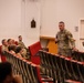 Command. Sgt. Maj. Lombardo Camp Arifjan Town Hall MAY 2022