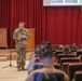 Command. Sgt. Maj. Lombardo Camp Arifjan Town Hall MAY 2022