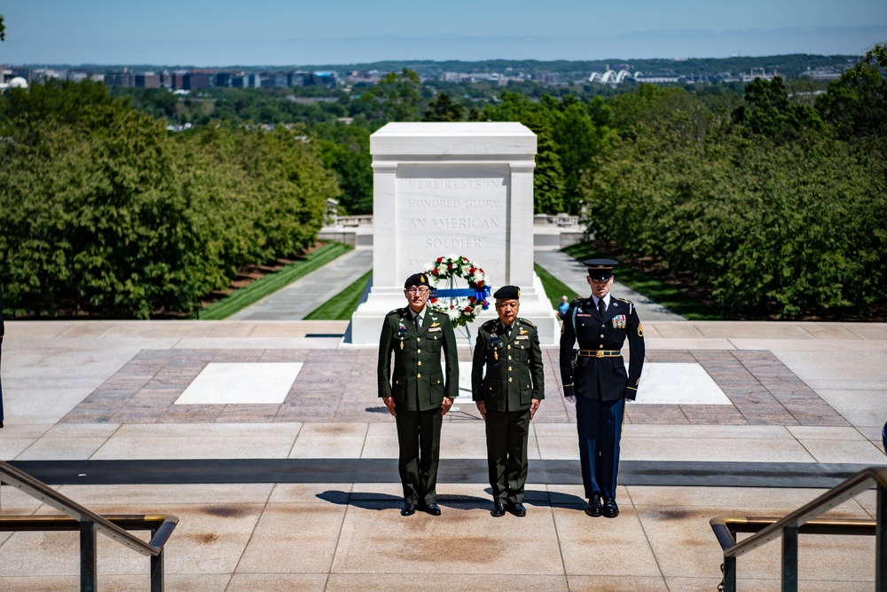 Permanent Secretary of the Ministry of Defense General Warakiat Rattananont Visits ANC