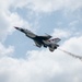 The U.S. Air Force Demonstration Squadron “Thunderbirds” perform during The Great Texas Airshow