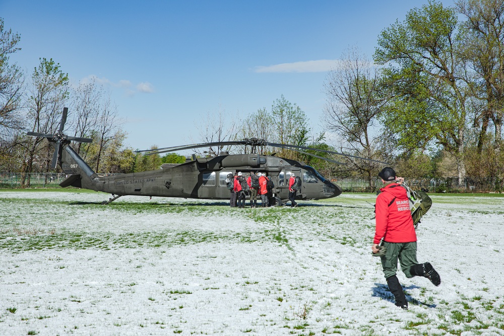 Utah National Guard aids Utah County authorities in search and rescue efforts