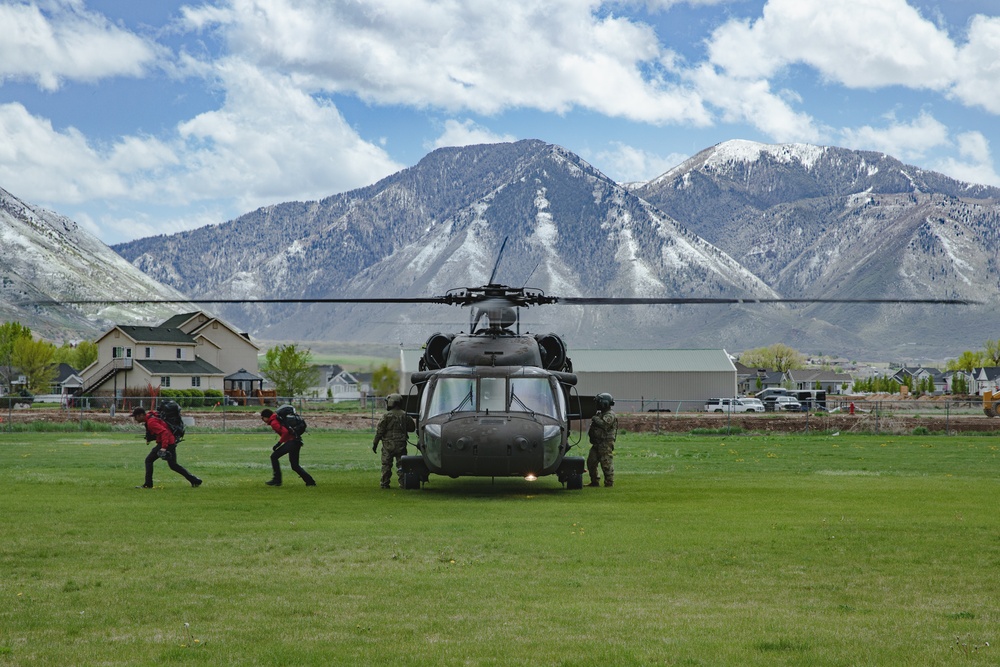 Utah National Guard aids Utah County authorities in search and rescue efforts