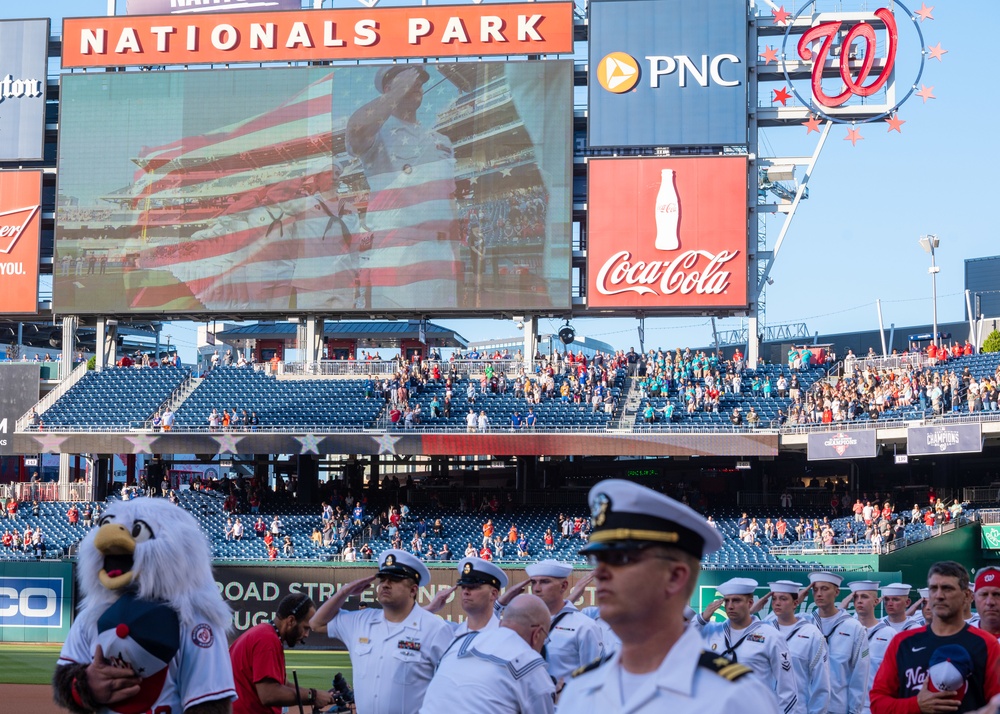 DVIDS - Images - Navy Day at Nationals Park [Image 1 of 12]