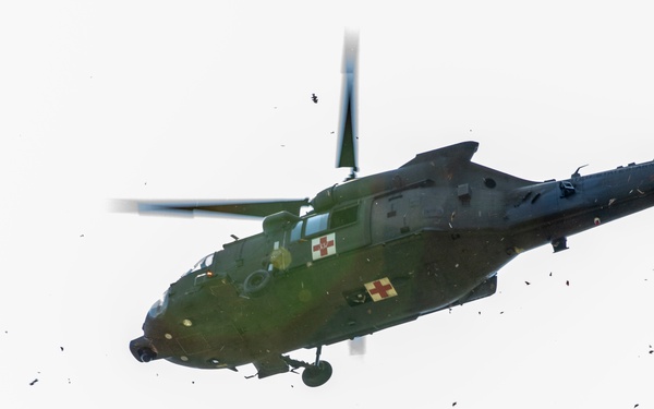 MEDEVAC Helicopter Air Rescue Mission for Guardian Response 2022