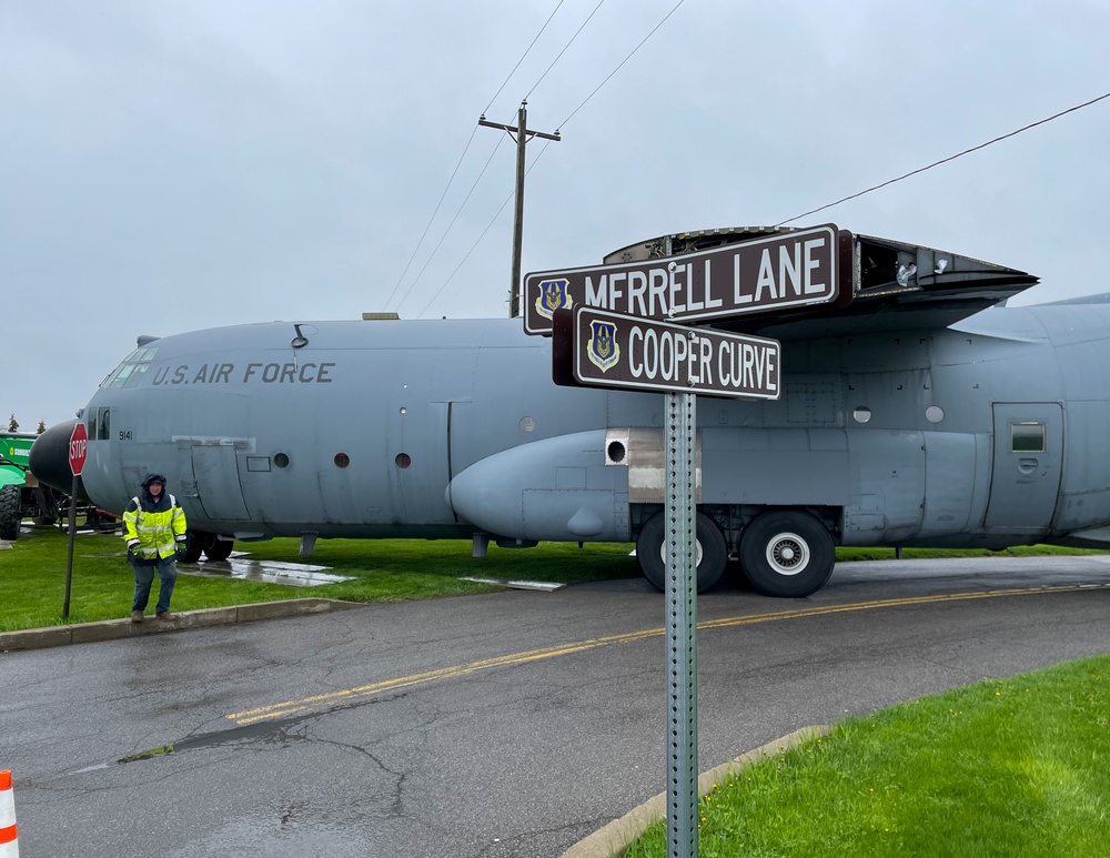 C-130 prepares for its final destination