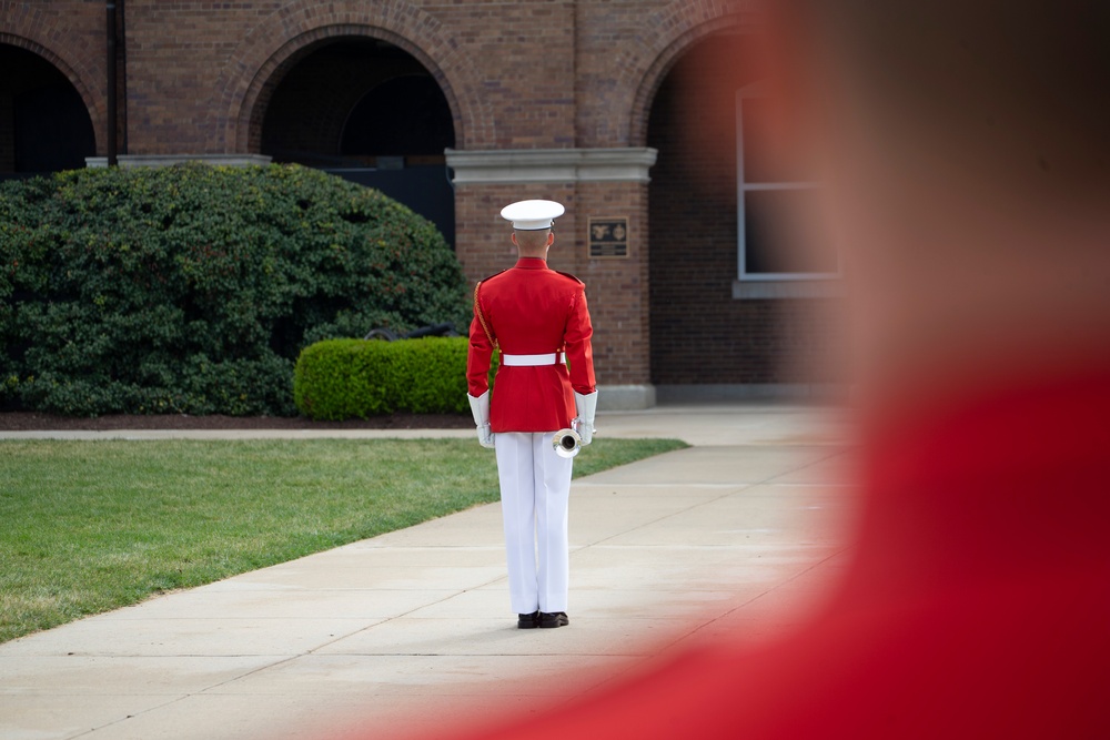 &quot;The Commandant's Own&quot; hold Ceremonial Bugler Tryouts