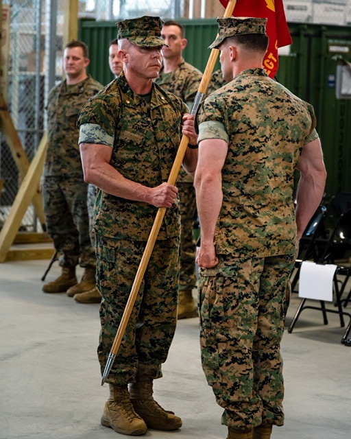 Marine Corps Security Force Regiment Company C Change of Command