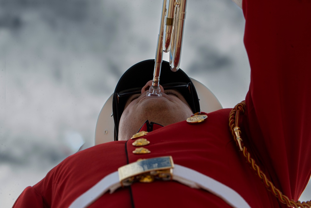 &quot;The Commandant's Own&quot; hold Ceremonial Bugler Tryouts