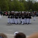 Silent Drill Platoon performs for Honor Flight Network at Lincoln Memorial