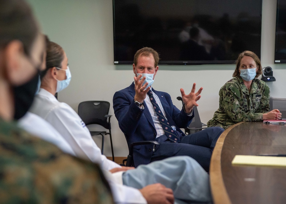 USUHS’ Dean Elster Visits NMRTC San Diego