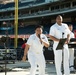 Navy Band Cruisers play for Navy Day at Nationals Park