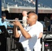 Navy Band Cruisers play for Navy Day at Nationals Park