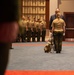 Private Chesty XVI relieves Lance Cpl. Chesty XV as the official Marine Corps mascot