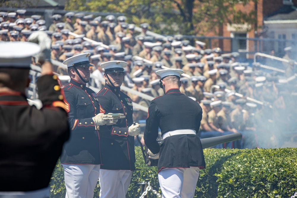 Marine Barracks Washington Change of Command Ceremony