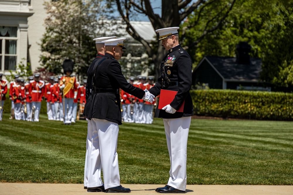 Marine Barracks Washington Change of Command Ceremony