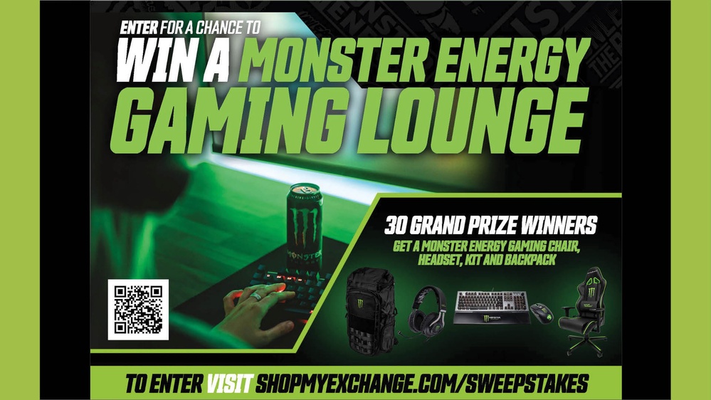 Exchange Shoppers Can Score $25,000 in Gaming Gear with Monster Energy Sweepstakes