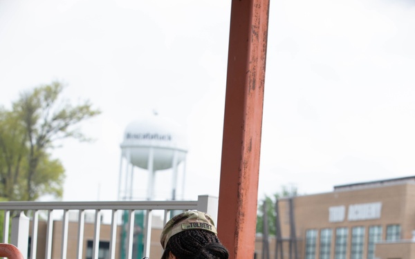 U.S. Army Public Affairs Specialist In Action