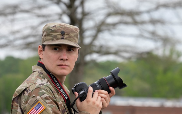 U.S. Army Public Affairs Specialist In Action
