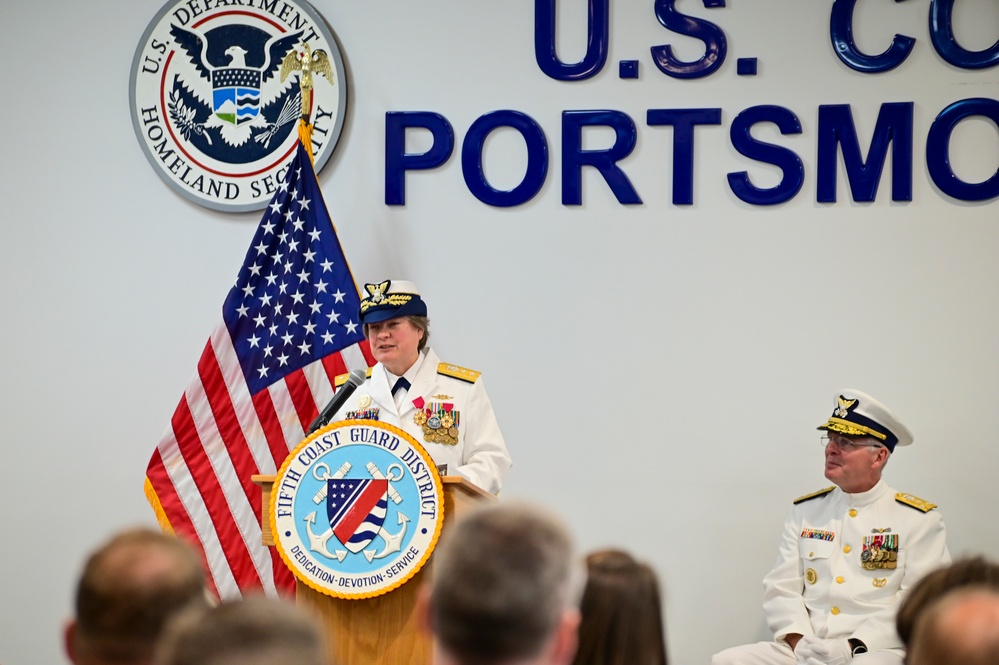 U.S. Coast Guard Fifth District has change of command