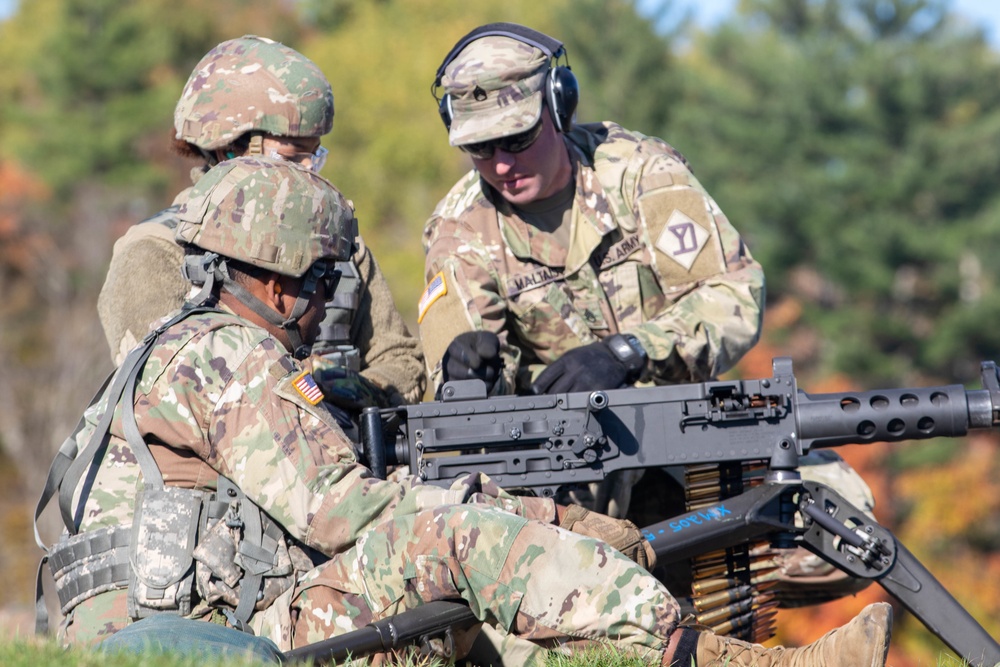 164th Transportation Battalion M2 Browning 50 cal. qualification