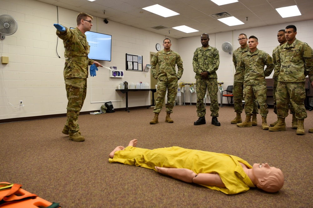DoD Fire Academy drills EMR psychomotor skills