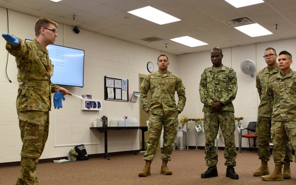 DoD Fire Academy drills EMR psychomotor skills