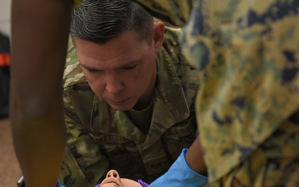 DoD Fire Academy drills EMR psychomotor skills