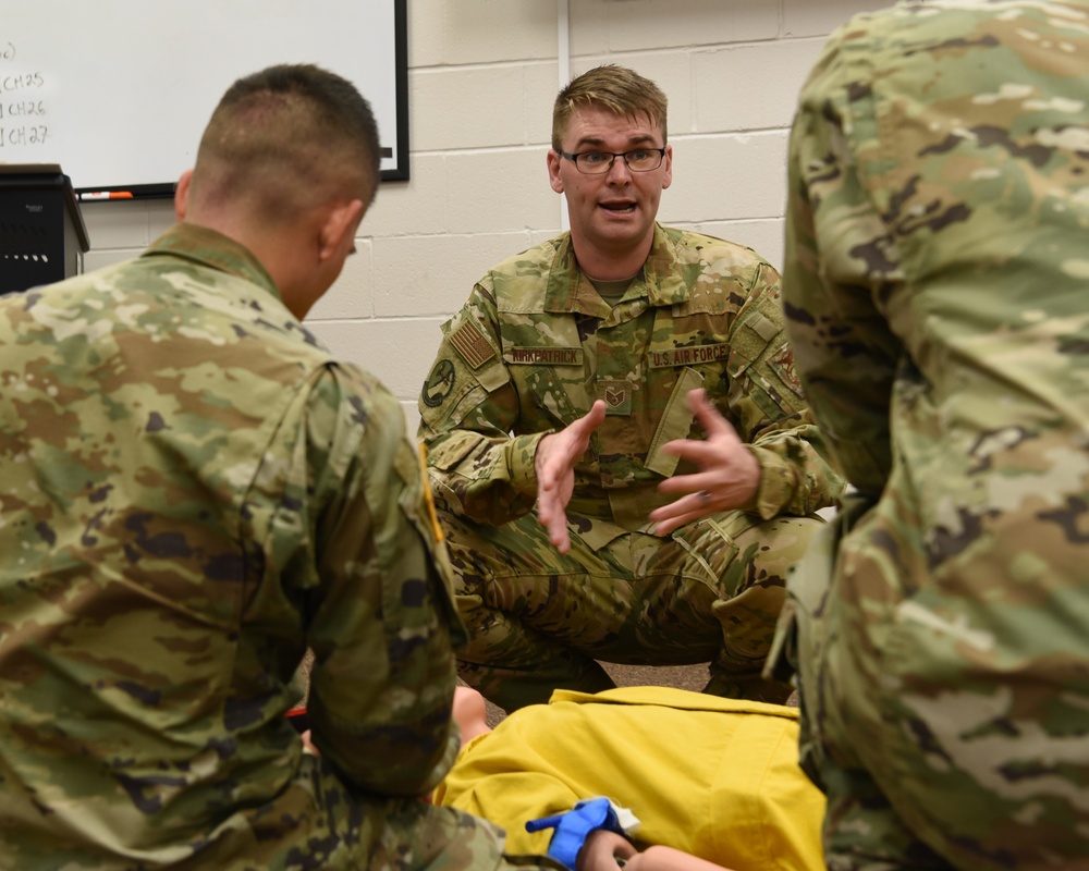 DoD Fire Academy drills EMR psychomotor skills