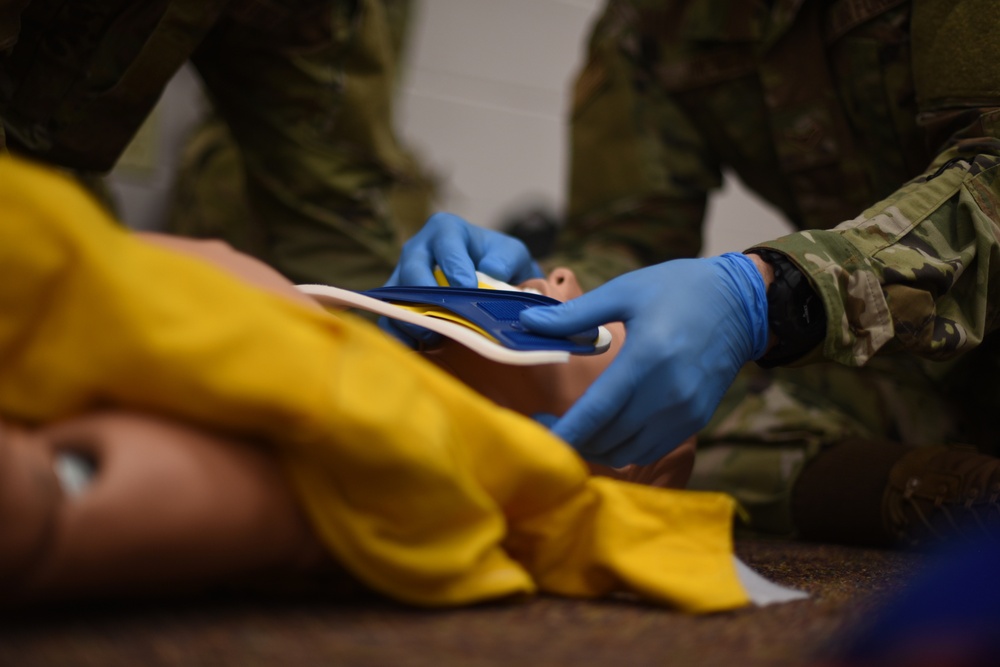 DoD Fire Academy drills EMR psychomotor skills
