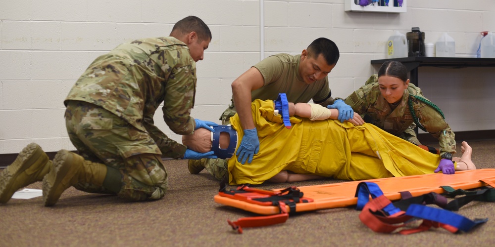 DoD Fire Academy drills EMR psychomotor skills