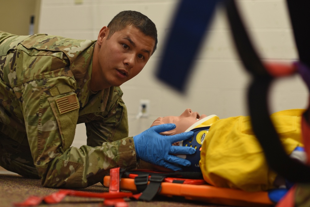 DoD Fire Academy drills EMR psychomotor skills
