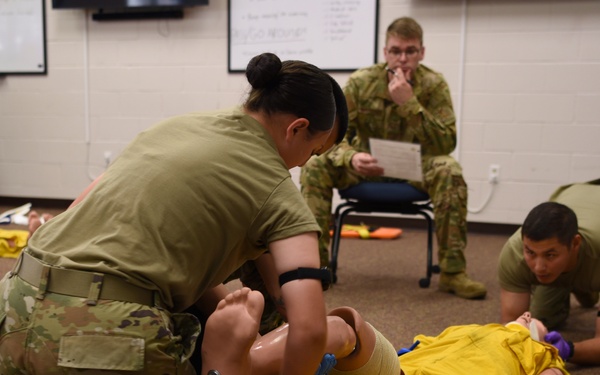 DoD Fire Academy drills EMR psychomotor skills